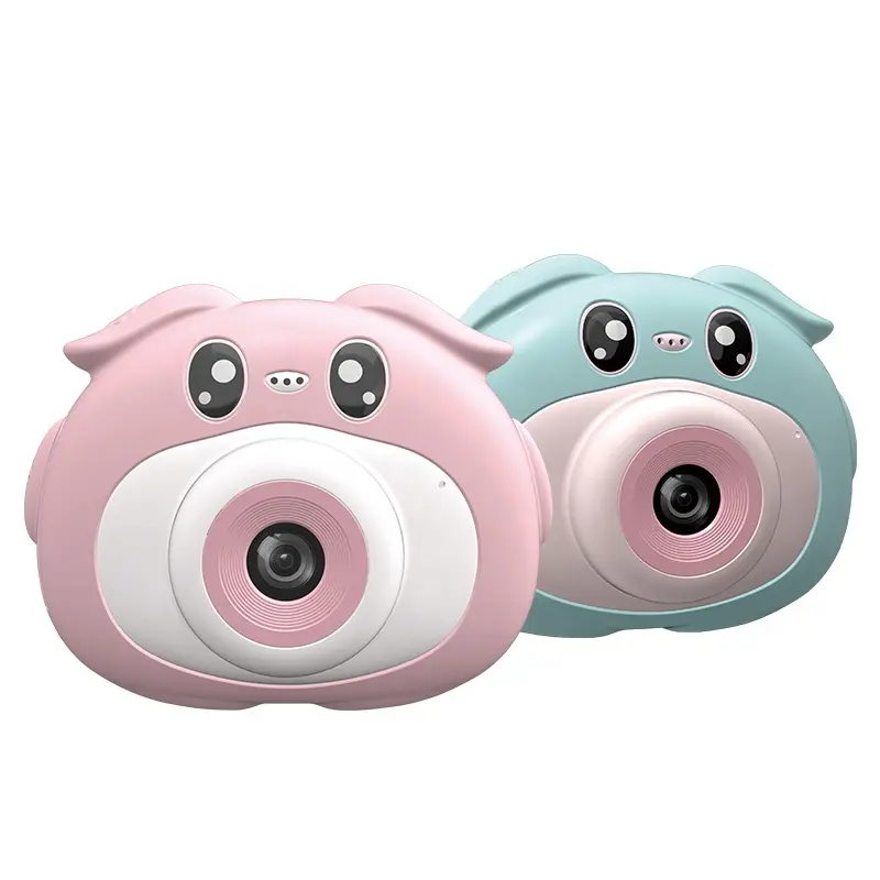 Cute piggy Dual lens 2.0 inch appareil photo pour enfant avec imprim kids camera toy children mini camera video camera for kids