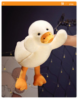 Oie blanche en peluche énorme canard sommeil oreiller coussin mignon moelleux grande taille jouet doux peluche poupée enfant cadeau