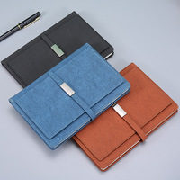 Carnet de notes en cuir A5 personnalisable avec logo et boîte – Vente en gros