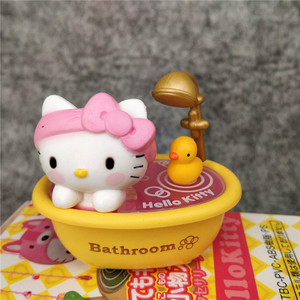 Vendita calda 8 pz/set <span class=keywords><strong>Anime</strong></span> KT Cat Figure <span class=keywords><strong>San</strong></span> Rio HelloKitty scatola cieca torta decorazione decorativa per Desktop - Product Image 4