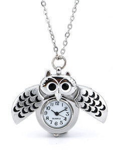 Saldi di Liquidazione: Orologio da Tasca Classico OWL in Bronzo, Modello <span class=keywords><strong>Vintage</strong></span> Antico, Taglia Piccola - Product Image 3