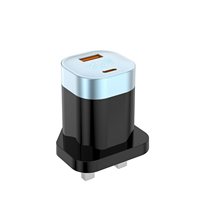 Nouveau modèle, chargeur mural USB-C PD 27W à port unique, couleur élégante, matériau GaN, charge rapide, chargeur domestique PD pour iPhone
