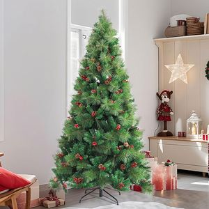 Nuevo Árbol de Navidad Personalizado de Agujas de Pino PET, Ecológico, Ignífugo, Encriptado, Simulado, Adorno de Árbol Desnudo - Product Image 4