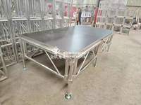 Scène modulaire en alliage d'aluminium, adaptée aux concerts et aux expositions