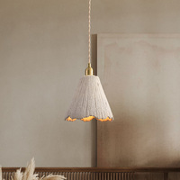 Lampe suspendue en micro-ciment 2026, style japonais, pour chambre d'hôtel, lampe de chevet design, lampe suspendue rétro pour restaurant et bar