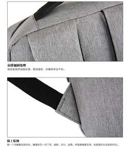 Sac à dos pour ordinateur portable personnalisé, imperméable, antivol, avec port USB, en tissu Oxford, capacité 36-59L, pour affaires et usage quotidien - Product Image 4