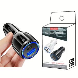 QC3.0 PD USB Car Charger Universal 3.1A Quick Fast Charging Car Adapter <b>Socket</b> Cigarette Lighter <b>12V</b>-32V for Mobile Cell Phone - Product Image 1