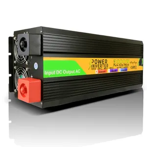 อินเวอร์เตอร์แบบไซน์บริสุทธิ์ DC เป็น AC 12V 24V 3000W 6000W