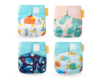 Happy Flute-Couches lavables réutilisables pour bébé, vente en gros de couches lavables confortables pour bébé