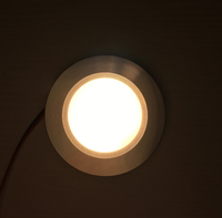 Gömme Mini Panel LED 3W 12V 24V kubbe ışık tekne ve RV tavan lambası