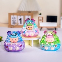 Figurine d'action en résine personnalisée sur le thème du carnaval des elfes de dessin animé, boîte mystère, poupée mignonne créative, décoration de chambre, cadeau d'anniversaire