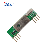 Módulo Receptor Superheterodino de Control Remoto de 433mhz, 3V-5V RF, Módulo Transmisor y Receptor Inalámbrico para Hogar Inteligente
