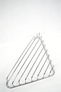 Étagère de rangement triangulaire murale mobile en métal à un seul niveau, style moderne, type sur pied, durable, étanche, pour la cuisine - Product Image 3