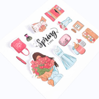 Autocollants Personnalisés Imprimés avec Logo, Étiquettes Adhésives A4 A5 A6 en Papier Vinyle Imperméable, Feuilles d'Autocollants Découpés à la Forme pour Enfants