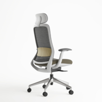 Silla de escritorio de alta calidad para el hogar con respaldo alto de altura ajustable y función completa de China, silla de oficina con reposabrazos