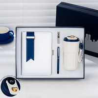 Coffret Cadeau de Luxe Personnalisé pour Entreprise : Carnet, Journal, Tasse à Café et Parapluie Promotionnel avec Logo Personnalisable