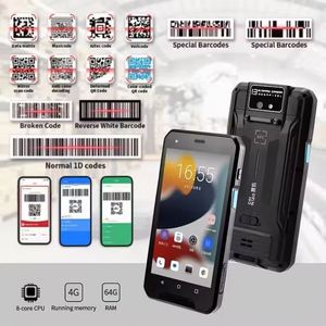 Escáner de Códigos de Barras Android 13.0 de 5 Pulgadas, PDA Resistente de Mano con 5000 mAh, 4G, Wi-Fi, NFC, Gestión de Inventario, Escáner de Códigos QR 1D/2D - Product Image 6