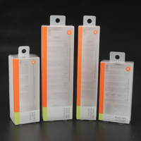 Boîte en acétate écologique, boîtier transparent à impression personnalisée et colorée