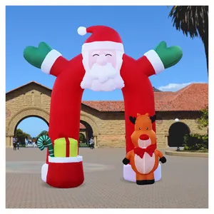 Tùy chỉnh khổng lồ giáng sinh Inflatable trang trí thổi giáng sinh trang trí Inflatable Santa Claus