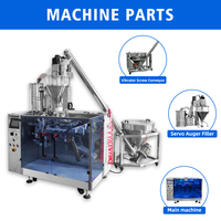 Équipement d'emballage automatique doypack 300g 500g sacs à fermeture éclair en poudre de soja machines d'emballage multifonctions