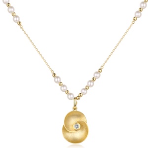 UM Jewelry 925 <b>Silver</b> Zircon Gold Plated Pendant <b>Necklace</b> Wholesale <b>for</b> <b>Men</b> Women Daily Engagement Party Anniversary Wedding - Product Image 3