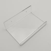 Étagère murale transparente en acrylique robuste, très vendue, pour salle de bain, organiseur de douche flottant, support pour articles de toilette, 5 mm d'épaisseur