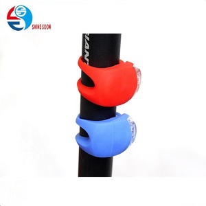 Khuyến Mại Phụ Kiện Xe Đạp Tay Lái Silicone Xe Đạp Ánh Sáng Đa Màu Mini Bike Đèn LED - Product Image 3