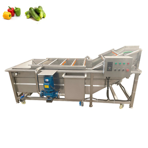 Machine à laver les fruits et légumes à bulles en acier inoxydable avec agitation + machine à nettoyer les fruits et légumes à bulles - Product Image 5