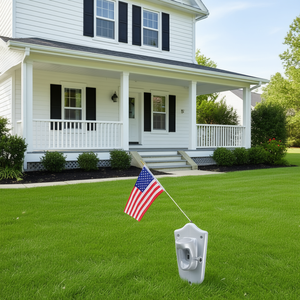 Support de drapeau en plastique, style moderne, accessoire d'affichage extérieur - Product Image 2