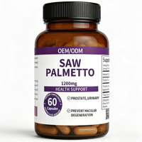 Complément de Palmier Nain Haute Puissance 1200mg - Énergie pour Adultes Marque Privée OEM/ODM Santé de la Prostate et des Yeux 60 Capsules 2