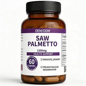 Suplemen Saw Palmetto Potensi Tinggi 1200mg-Dewasa Memberikan Energi Private Label OEM/ODM Kesehatan Prostat & Mata 60 Kapsul 2 - Product Image 1