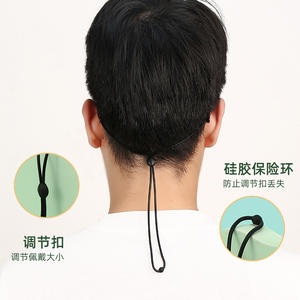 เชือกคล้องแว่นตาซิลิโคนแบบปรับได้สไตล์สปอร์ตเชือกกันลื่นสำหรับเด็กผู้ใหญ่สีดำสีขาวสีเหลืองสีฟ้าสีน้ำเงินเข้มสีชมพู - Product Image 1