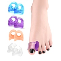 用于重叠脚趾扩张器、大脚趾对准、校正器和垫片HA00489的MediFootCare凝胶脚趾分离器