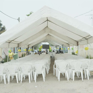 Tente de réception sur mesure en <span class=keywords><strong>PVC</strong></span> robuste enduit UV50+, chapiteau de mariage extérieur, auvent, fenêtres d'église, grand gazebo de luxe pour événements - Product Image 3