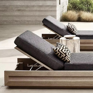 <span class=keywords><strong>Lettino</strong></span> <span class=keywords><strong>Prendisole</strong></span> in Teak Massiccio per Uso Intensivo, Regolabile con Doghe in Legno, per Piscina, B2B, Dimensioni Personalizzabili - Product Image 4