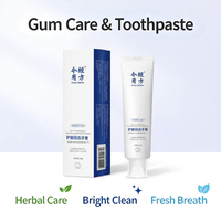 Dentifrice naturel à la menthe sans fluorure, anti-caries, blanchissant, haleine fraîche, marque privée, vente en gros personnalisée