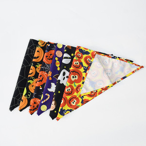منديل جديد للحيوانات الأليفة مطبوع بتصميم عطلة من البوليستر، وشاح للكلاب بالجملة، باندانا مثلثة للحيوانات الأليفة للكلاب والقطط الكبيرة - Product Image 2