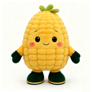 Peluche de maïs personnalisée, Peluche maïs, Animal en peluche maïs, Peluche de légume, Peluche maïs doux - Product Image 3