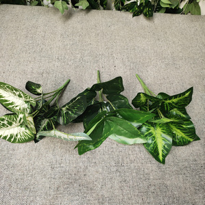 Feuilles de Monstera artificielles Queyiyi, 10cm-30cm, décoration murale végétale durable, décoration de Pâques - Product Image 1