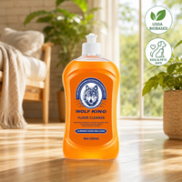 Liquide nettoyant pour sols Wolf King, élimine les taches et les odeurs tenaces, formule sans rinçage