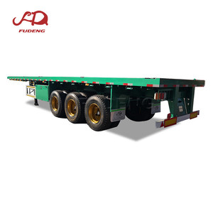 <span class=keywords><strong>Remorque</strong></span> a  <span class=keywords><strong>plateau</strong></span> 20 40 45 pieds, 3 a 4 Essieux pour un Tonnage de 40 a 100t - Product Image 1