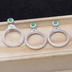 Base de Plata S925 para Perlas de 19.8-20mm, Modelo 6118 - Product Image 1