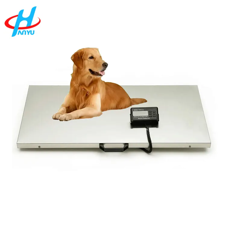 Balança postal eletrônica de cachorro, balança eletrônica de animais com plataforma grande, PCR-500/104*52cm/500kg, 300kg