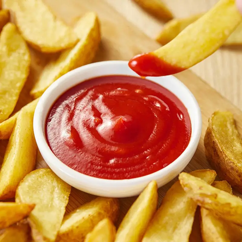 Commercio all'ingrosso facile da aprire 10g 1kg 300g sacchetto di Ketchup salsa naturale pasta di pomodoro