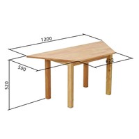 Ensemble de table en bois pour enfants, idéal pour les écoles maternelles, les salons et les salles à manger, vente en gros