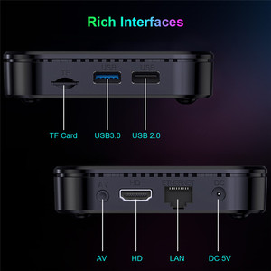 TX98 <span class=keywords><strong>Pro</strong></span>+ Decodificador 8K Android 13 TV Box 2GB/4GB RAM 16GB/32GB ROM RK3528 Wifi Dual con Control Remoto por Voz Compatible con Reproductor <span class=keywords><strong>IPTV</strong></span> - Product Image 6