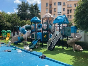 Özel ucuz fiyat oyun alanı çocuklar açık oyun ekipmanları slayt düzlem tasarımı ile çocuklar için açık tünel slayt - Product Image 6