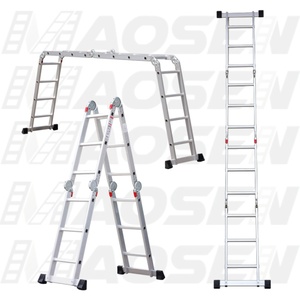 Se venden escaleras plegables usadas de <span class=keywords><strong>ático</strong></span> de aluminio con gráfico de aluminio de pasamanos - Product Image 2