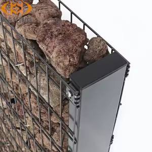 Cesta De Gabião De Pedra Decorativa Do Projeto De Parede De Gabião Com Tamanho Personalizado Anti-corrosão Do Fio De Ferro Galvanizado Para Cerca De Jardim - Product Image 2