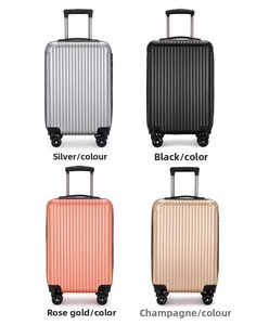Factory Wholesale 20-inch ABS Student Rolling Suitcase Spinner <strong>Wheels</strong> Lock Unisex Adult Trolley Carry-on <strong>Luggage</strong> <strong>Soft</strong> Handle - Product Image 6